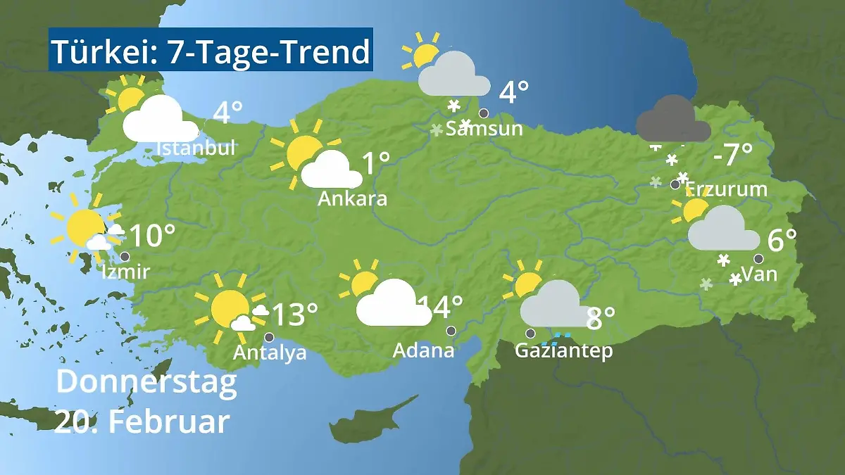 Wie Ist Das Wetter In Alanya Im Mai Video 7-Tage-Trend: Ankara, Istanbul, Izmir: Türkei: Wie wird das Wetter?