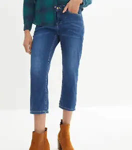 Capri-Hose aus Jeansstoff