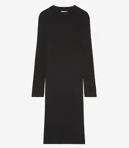 Strickkleid in Midi-Länge