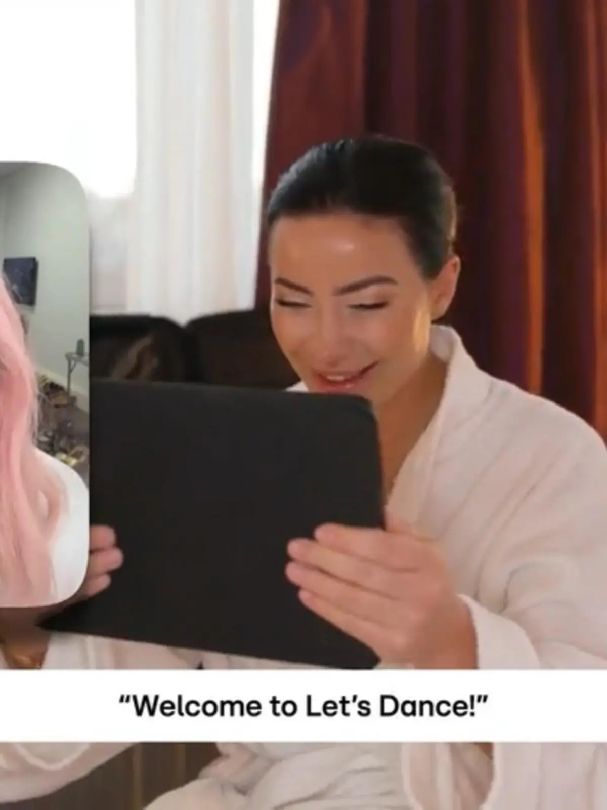 Bild zu: "Hier erfährt Leyla von ihrer „Let's Dance“-Teilnahme"