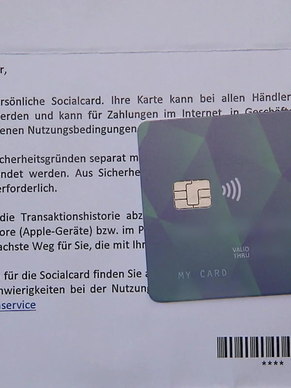Bild zu: "Diskussion über Bezahlkarte"