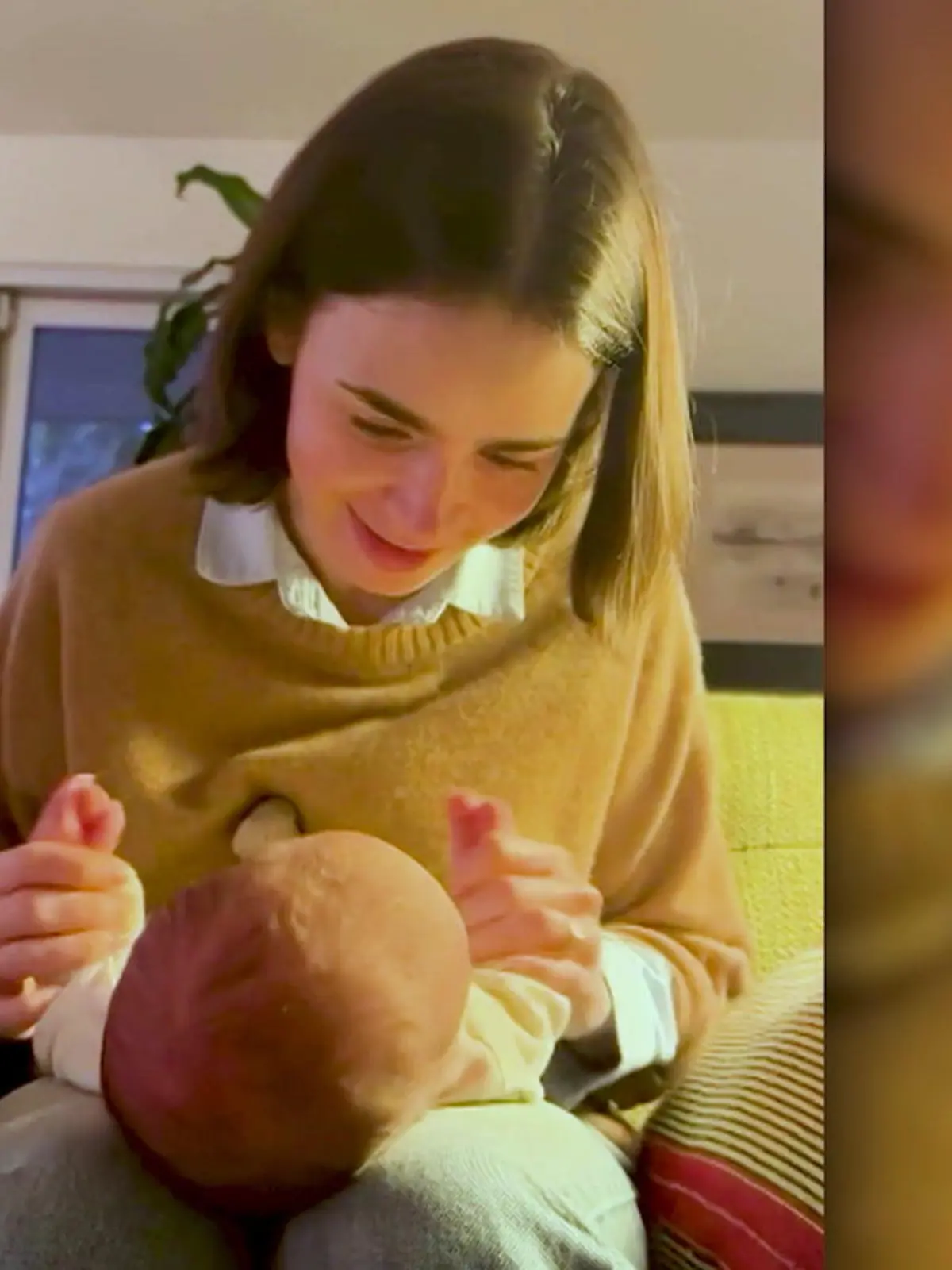 Bild zu: "Ganz der Papa! Hier singt „Phily” Collins ihr Baby in den Schlaf"