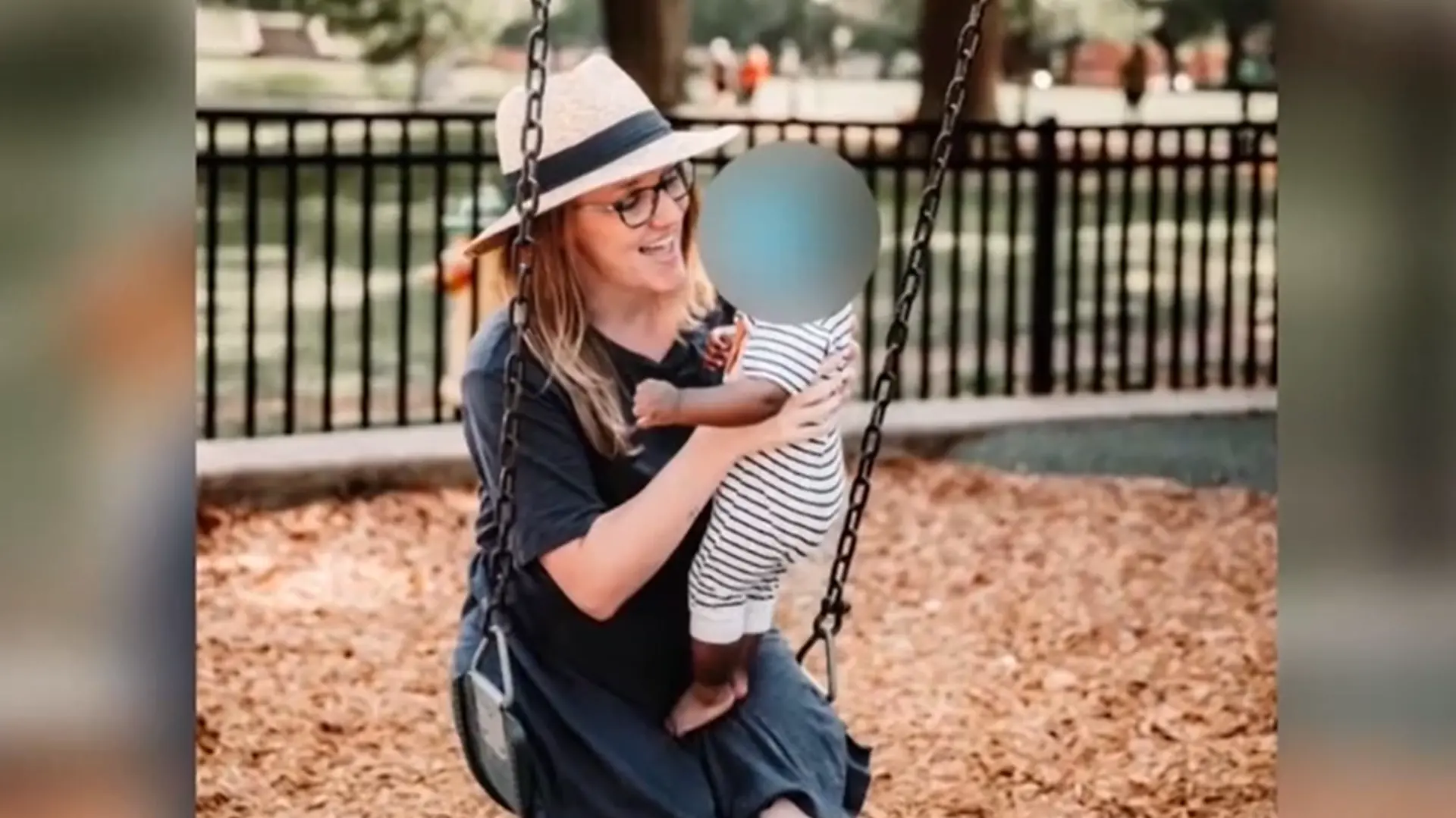 Krystena Murray mit dem Baby, von dem sie glaubte, es sei ihres.