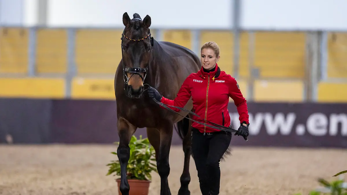 LEIPZIG - Partner Pferd / FEI World Cup Finals 2022, LEIPZIG - Partner Pferd / FEI World Cup Finals 2022 BREDOW-WERNDL Jessica von GER, TSF Dalera BB VET-Check CDI-W Leipzig, Messe 06. April 2022 - *** LEIPZIG Partner Horse FEI World Cup Finals 2022, LEIPZIG Partner Horse FEI World Cup Finals 2022 BREDOW WERNDL Jessica von GER , TSF Dalera BB VET Check CDI W Leipzig, Messe 06 April 2022