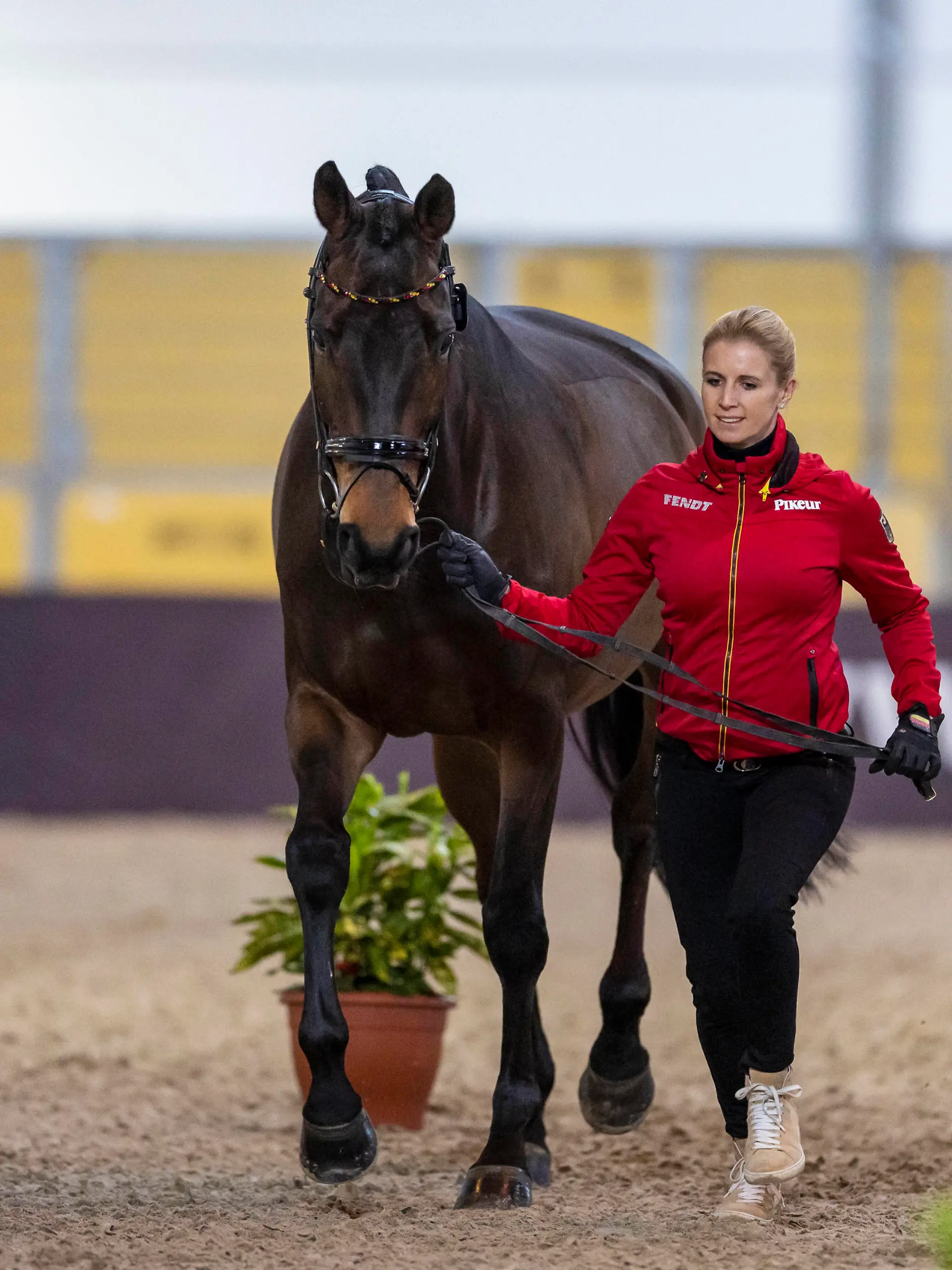 LEIPZIG - Partner Pferd / FEI World Cup Finals 2022, LEIPZIG - Partner Pferd / FEI World Cup Finals 2022 BREDOW-WERNDL Jessica von GER, TSF Dalera BB VET-Check CDI-W Leipzig, Messe 06. April 2022 - *** LEIPZIG Partner Horse FEI World Cup Finals 2022, LEIPZIG Partner Horse FEI World Cup Finals 2022 BREDOW WERNDL Jessica von GER , TSF Dalera BB VET Check CDI W Leipzig, Messe 06 April 2022