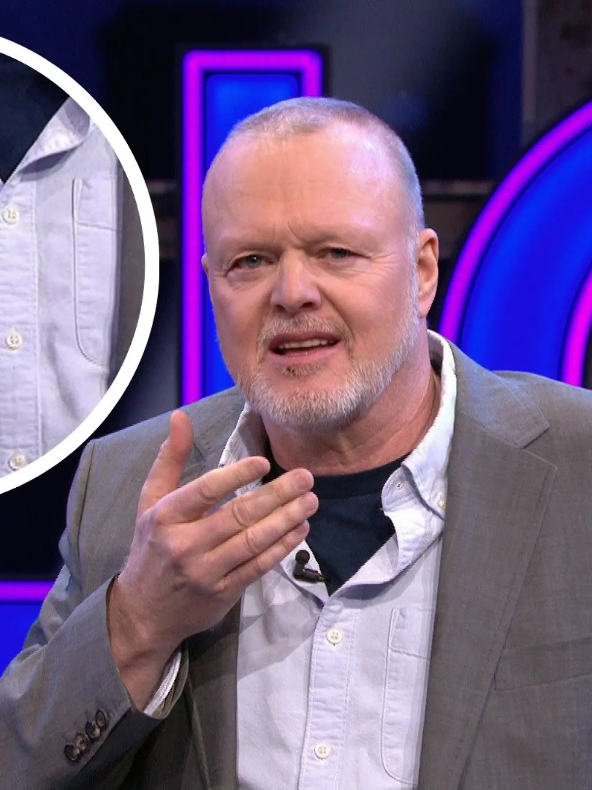 Bild zu: "Stefan Raab riskiert in seiner Show eine blutige Lippe"