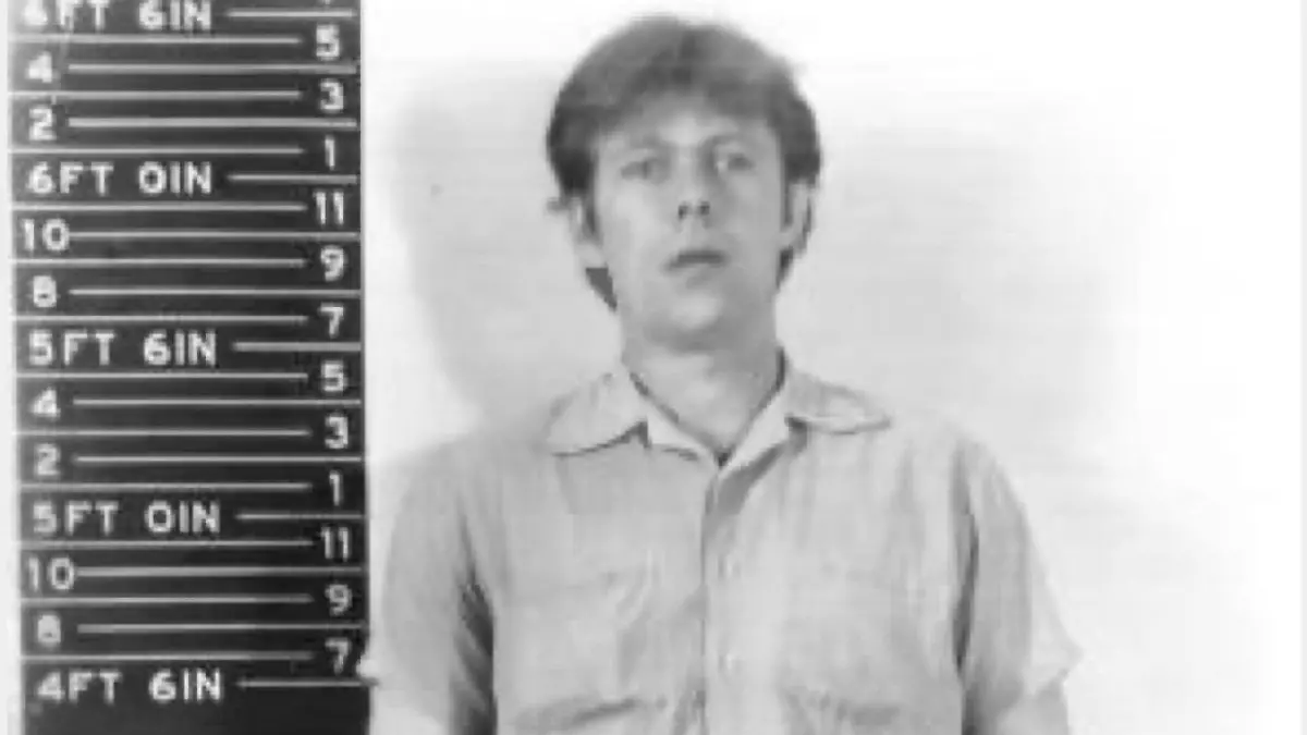 This undated booking photo provided by the Indiana State Police shows Harry Edward Greenwell, the suspect in the "Days Inn" cold case. Police announced the identity of the suspect of the murders during a press conference in Indianapolis, Tuesday, April 5, 2022. Police identified Greenwell more than 30 years after three women were killed and another assaulted using investigative genealogy. (Indiana State Police via AP)
