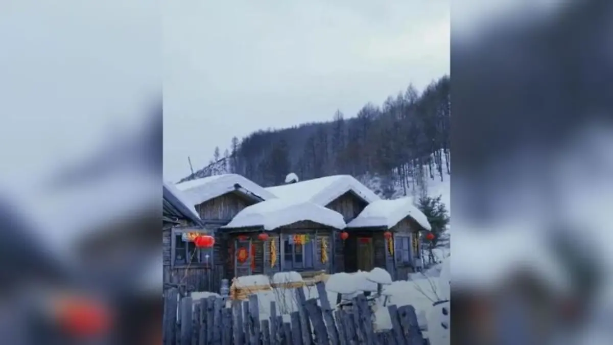 Hier wurde nicht mit Schnee gespart.