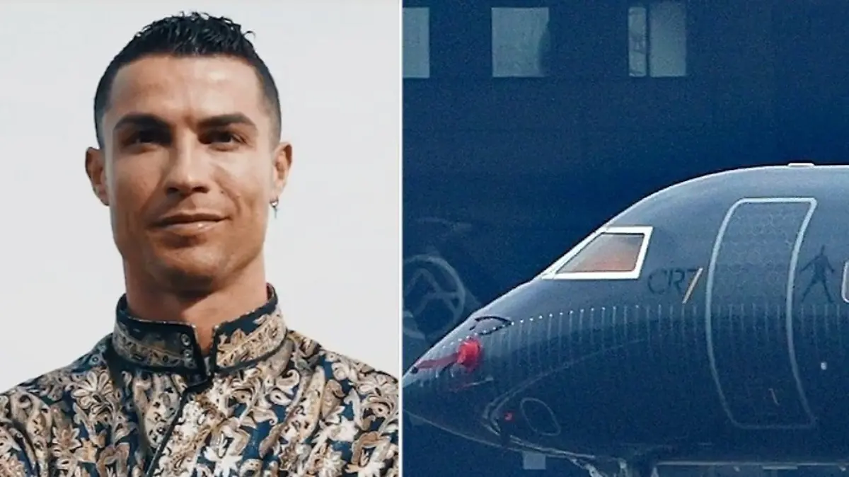 Cristiano Ronaldo und sein Flugzeug