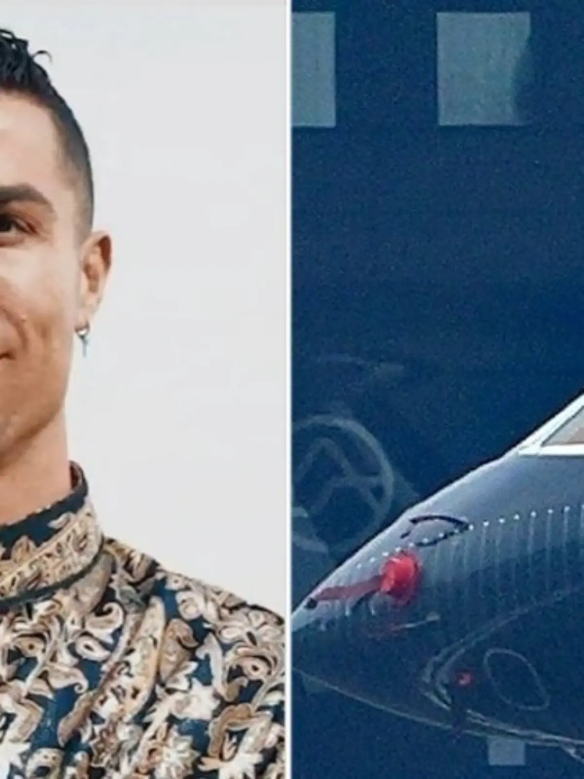 Cristiano Ronaldo und sein Flugzeug