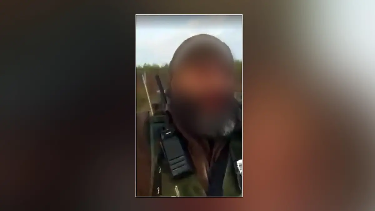 Ein georgischer Mann in dem Video konnte von uns verifiziert werden.