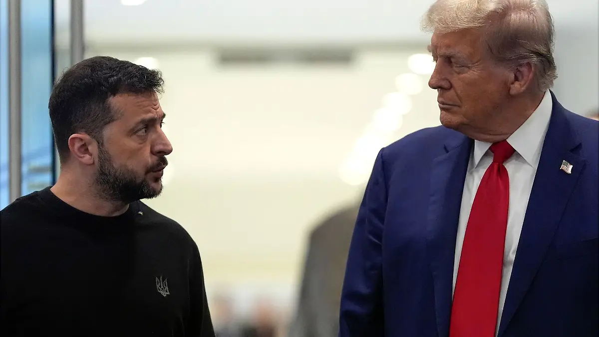 Der ukrainische Staatschef ist auf die Unterstützung des US-Präsidenten angewiesen - und versucht, das Verhältnis nicht noch mehr zu zerrütten. (Archivbild)