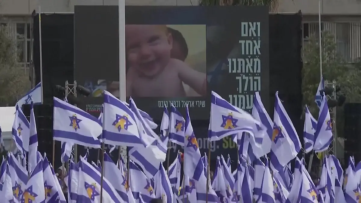 Das Bild von Baby Kfir Bibas.