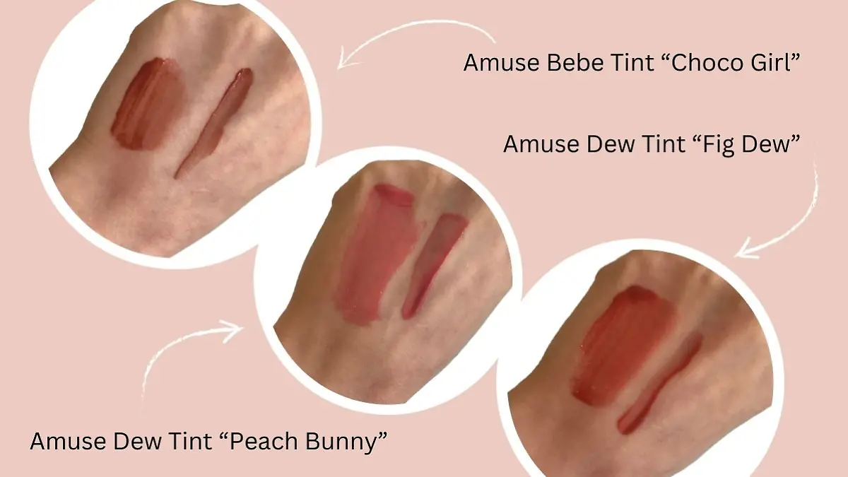Swatch-Test auf dem Handrücken: Alle Farben wirken sehr natürlich.