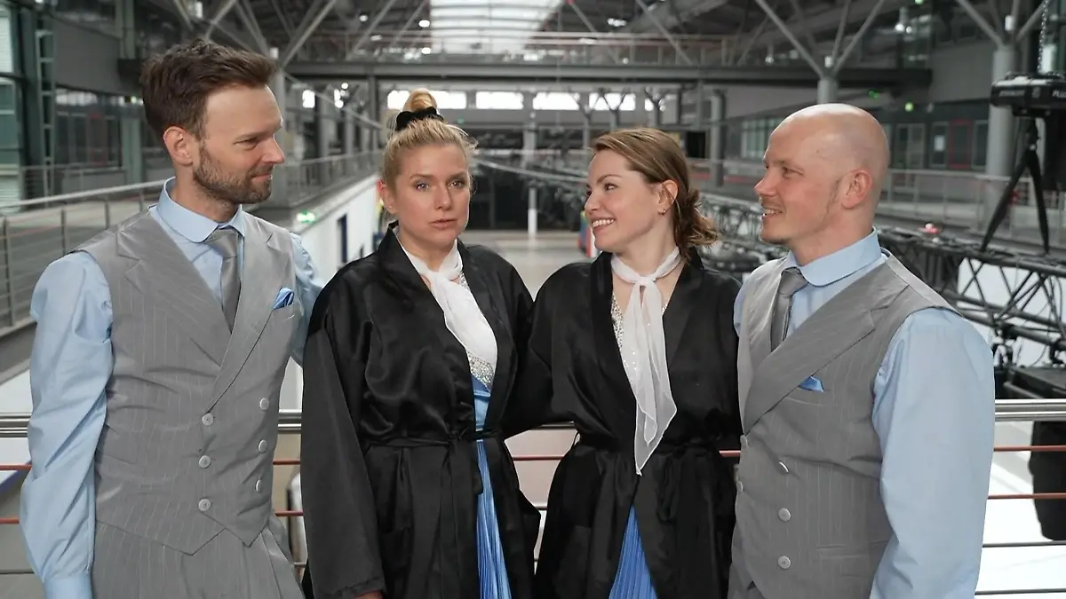 Vadim Garbuzov, Jeanette Biedermann, Christina Hänni und Fabian Hambüchen