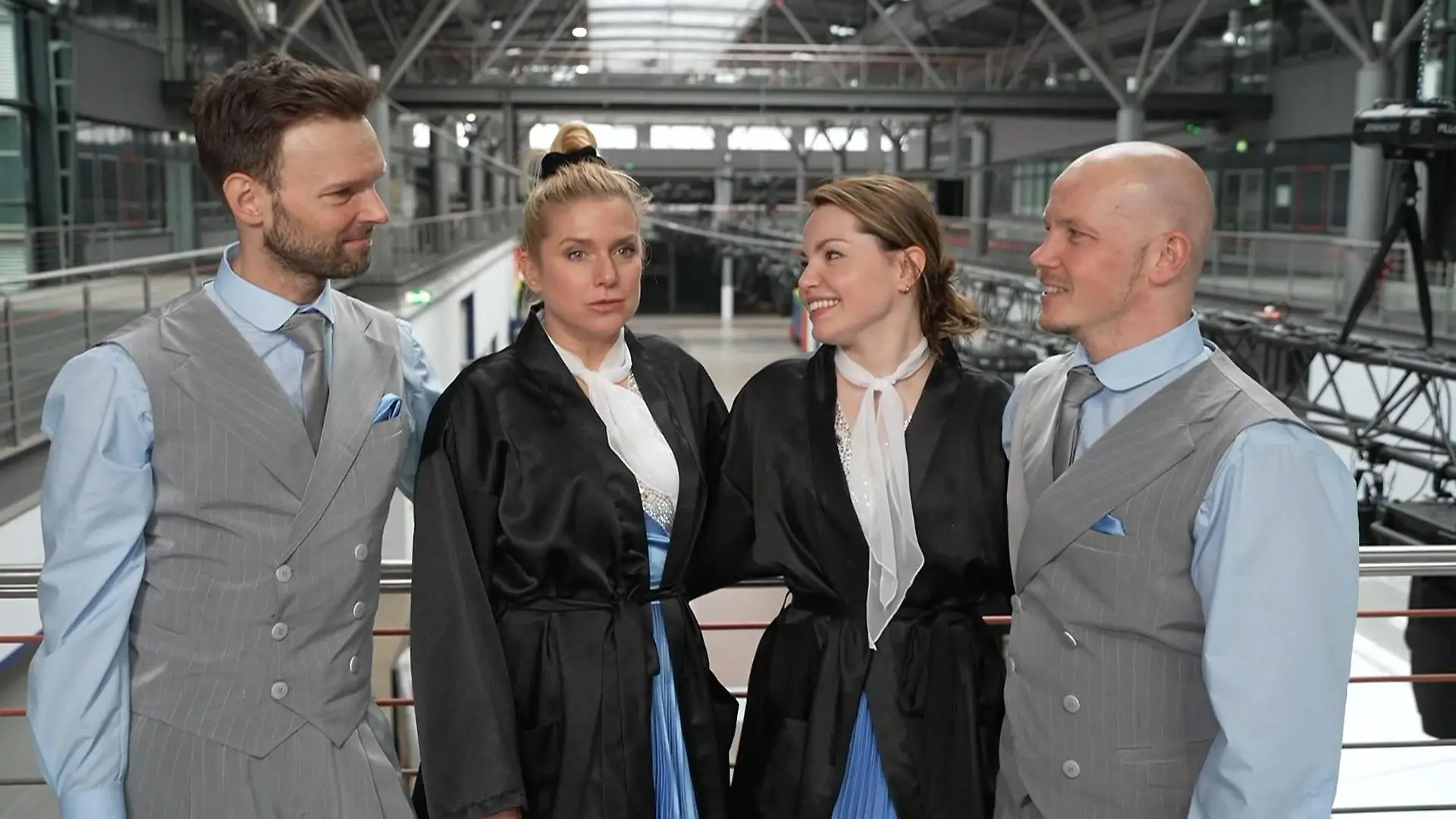 Vadim Garbuzov, Jeanette Biedermann, Christina Hänni und Fabian Hambüchen 