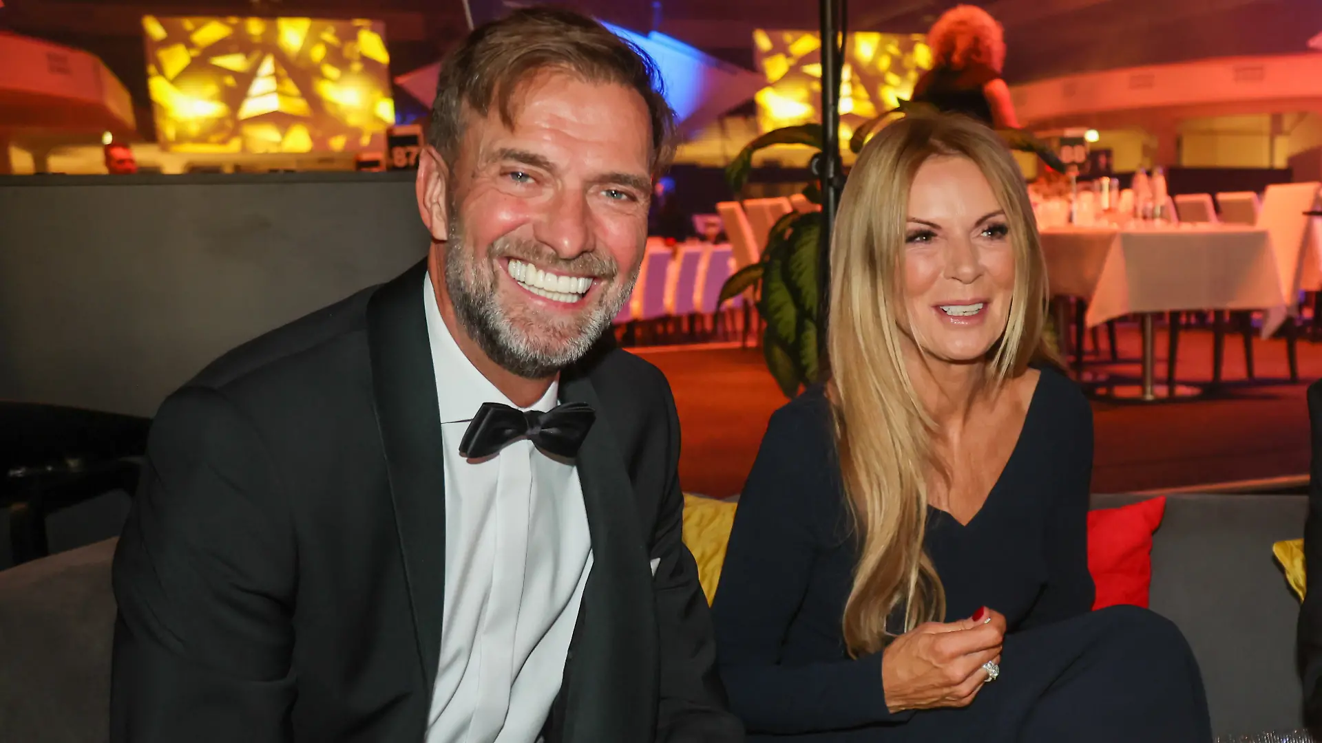 Jürgen Klopp kam zusammen mit seiner Ehefrau Ulla zum Ball des Sports in Frankfurt.
