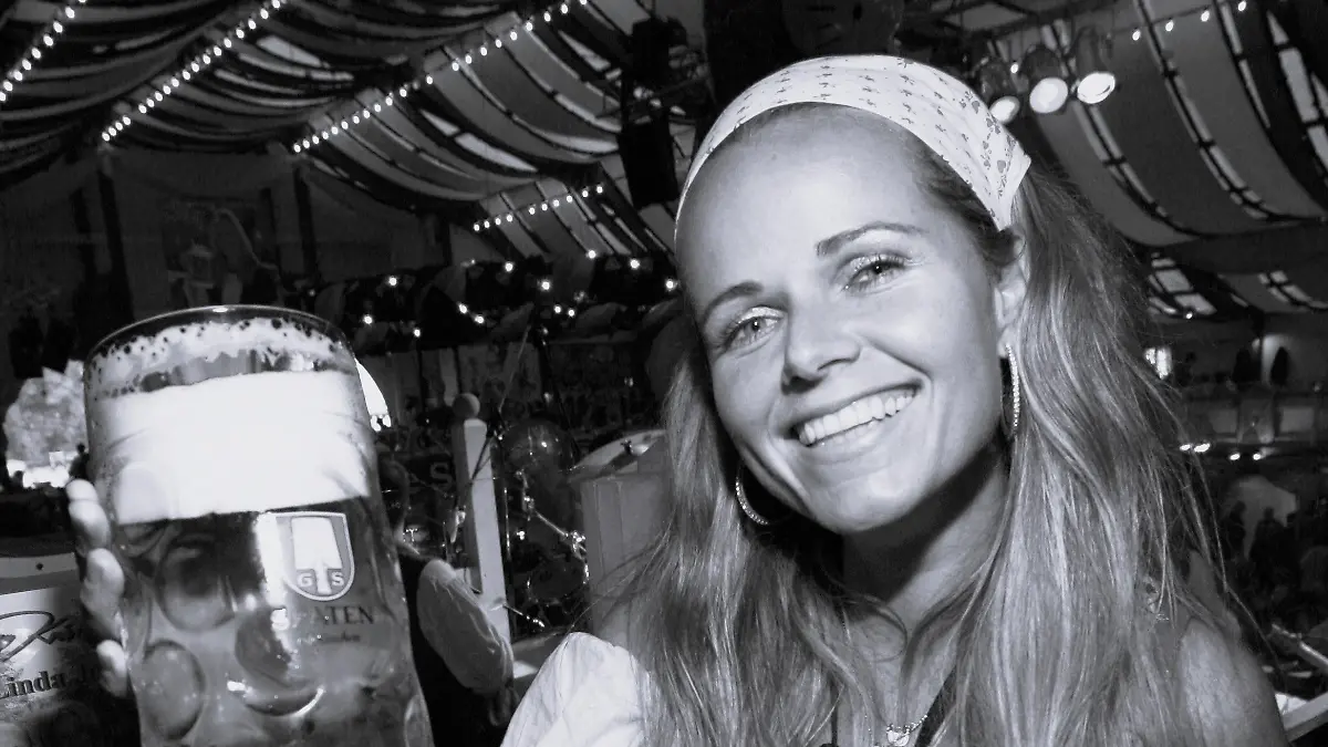 Barbara „Babsi” Stadlhuber 2008 auf dem Oktoberfest. 