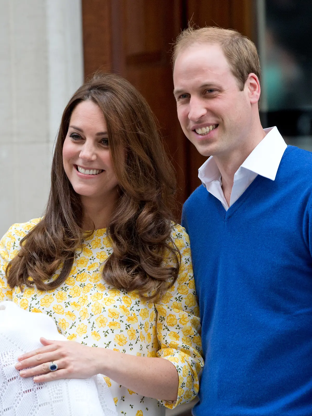 Prinzessin Kate und Prinz William mit ihrer Tochter Charlotte