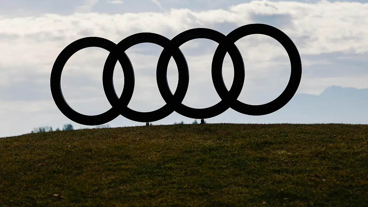 GOLF - Audi Circuit KLAGENFURT,AUSTRIA,07.APR.22 - GOLF - Audi Circuit, GC Klagenfurt-Seltenheim. Image shows logo of the main sponsor. PUBLICATIONxNOTxINxAUTxSUIxSWE GEPAxpictures/xWolfgangxJannach