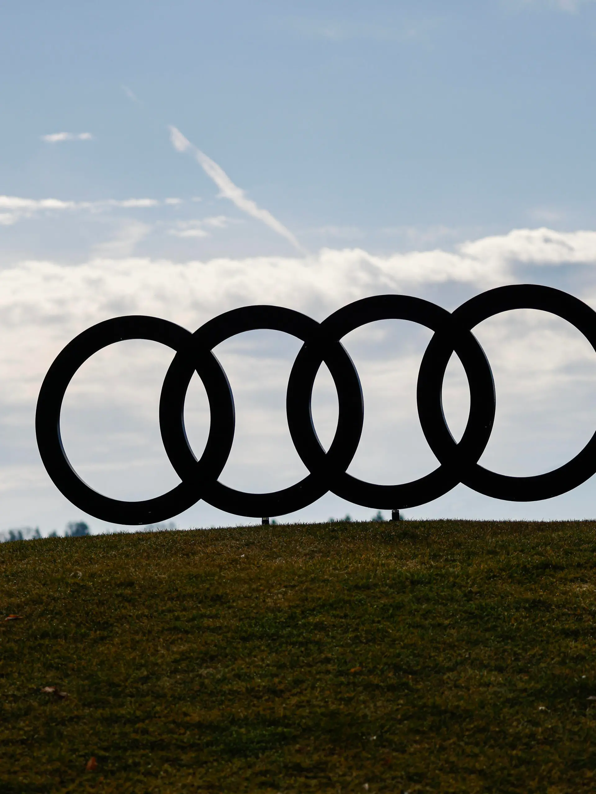  GOLF - Audi Circuit KLAGENFURT,AUSTRIA,07.APR.22 - GOLF - Audi Circuit, GC Klagenfurt-Seltenheim. Image shows logo of the main sponsor. PUBLICATIONxNOTxINxAUTxSUIxSWE GEPAxpictures/xWolfgangxJannach