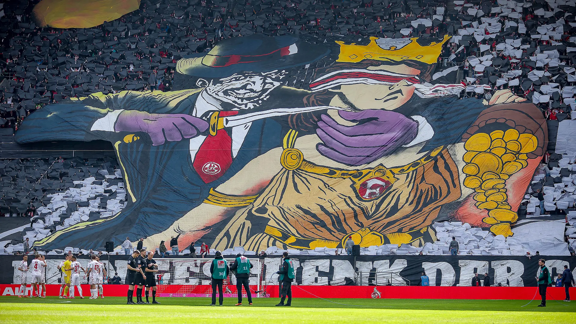 Choreo in der Südkurve.