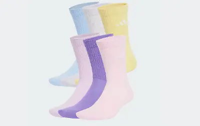 Tennissocken in Pastellfarben (Sechser-Pack)