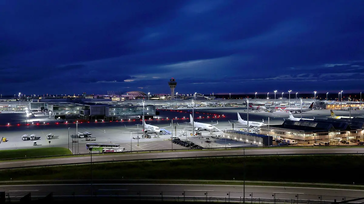 Wegen des angekündigten Warnstreiks werden in München zwei Tage lang kaum Flugzeuge abheben oder landen.