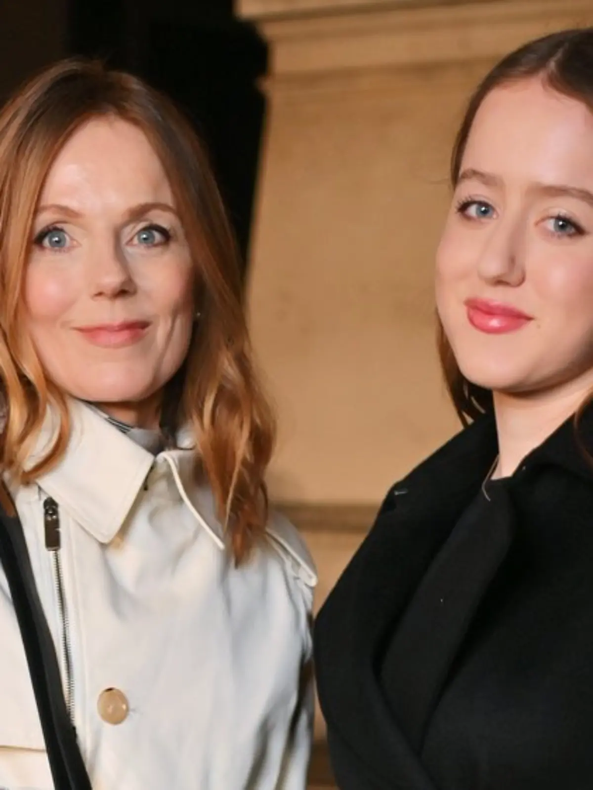 Geri Halliwell wurde bei der London Fashion Week von Tochter Bluebell begleitet. 