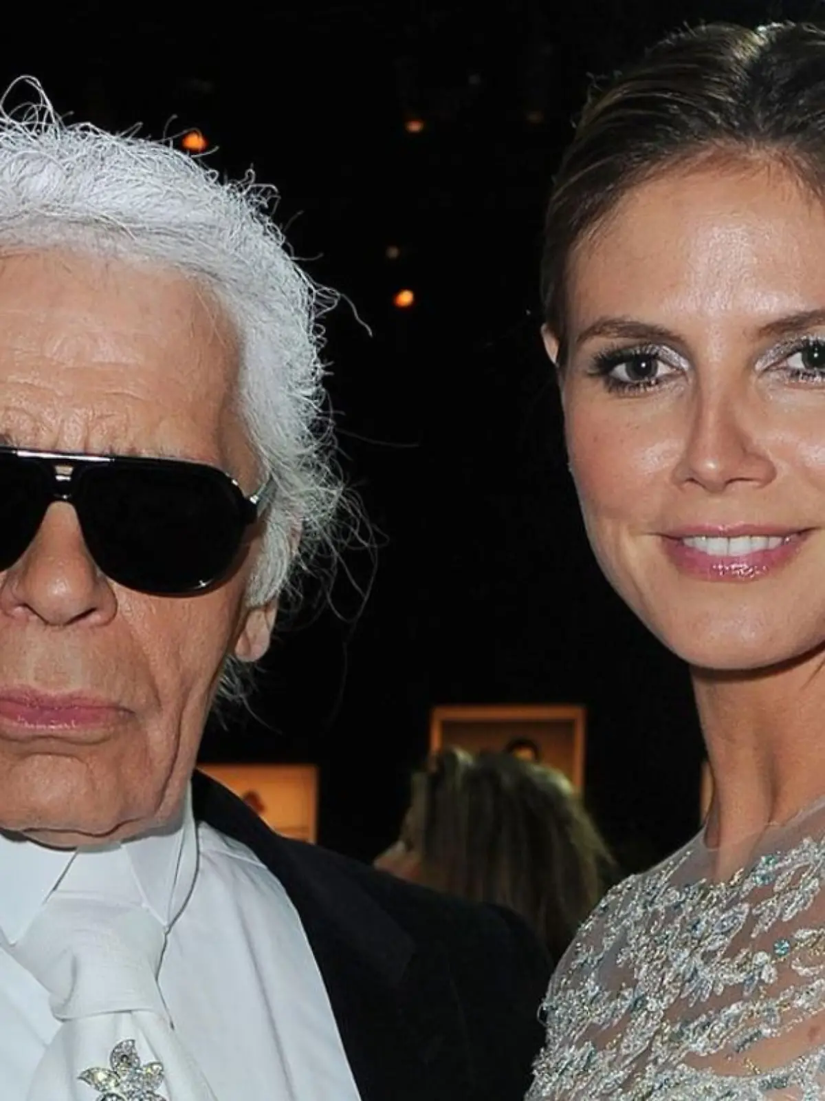 Über Heidi Klum lästerte Lagerfeld einst: „Die war nie in Paris. Die kennen wir nicht”. 