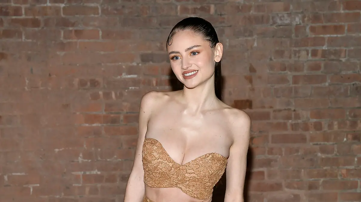 Leni Klum bei der Michael Kors Fall/Winter 2025 Fashion Show in New York. 