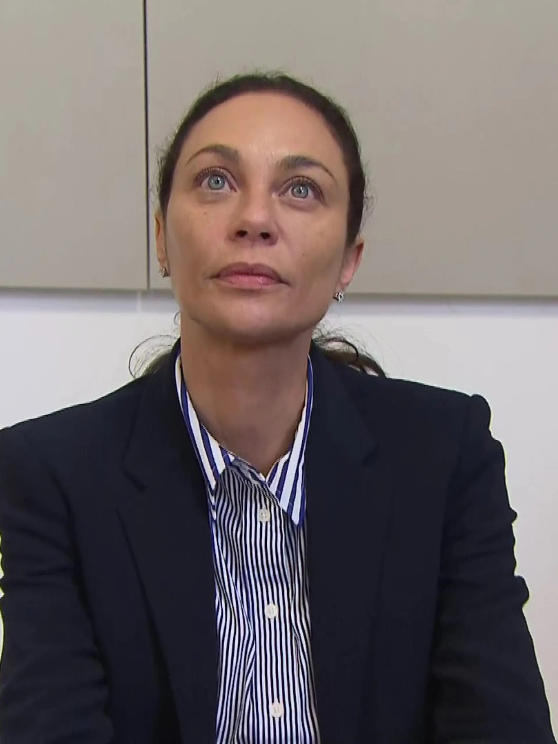 Lilly Becker kurz vor Prozessbeginn in München. 