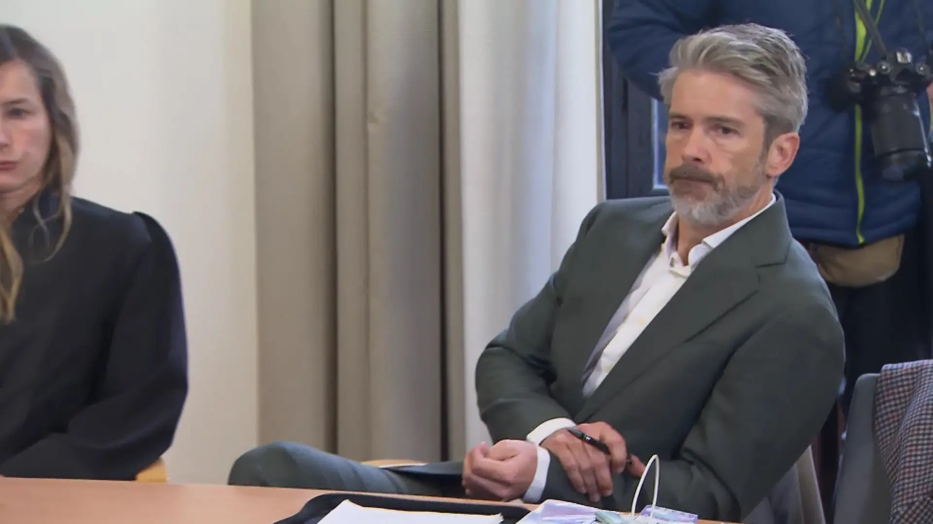 Pierre Uebelhack im Gerichtssaal. 