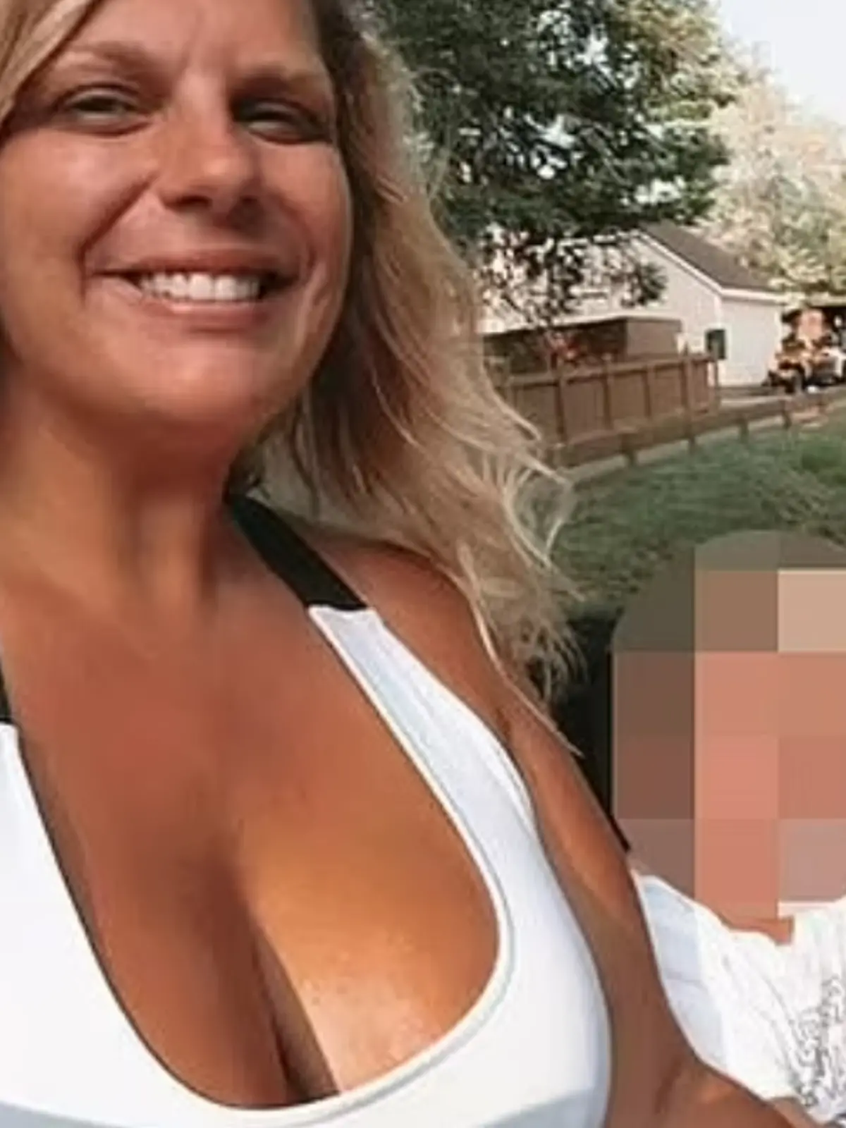 Brittany F. auf einem Selfie. 