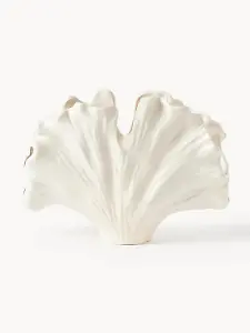 Vase Gingko in Muschel-Form 