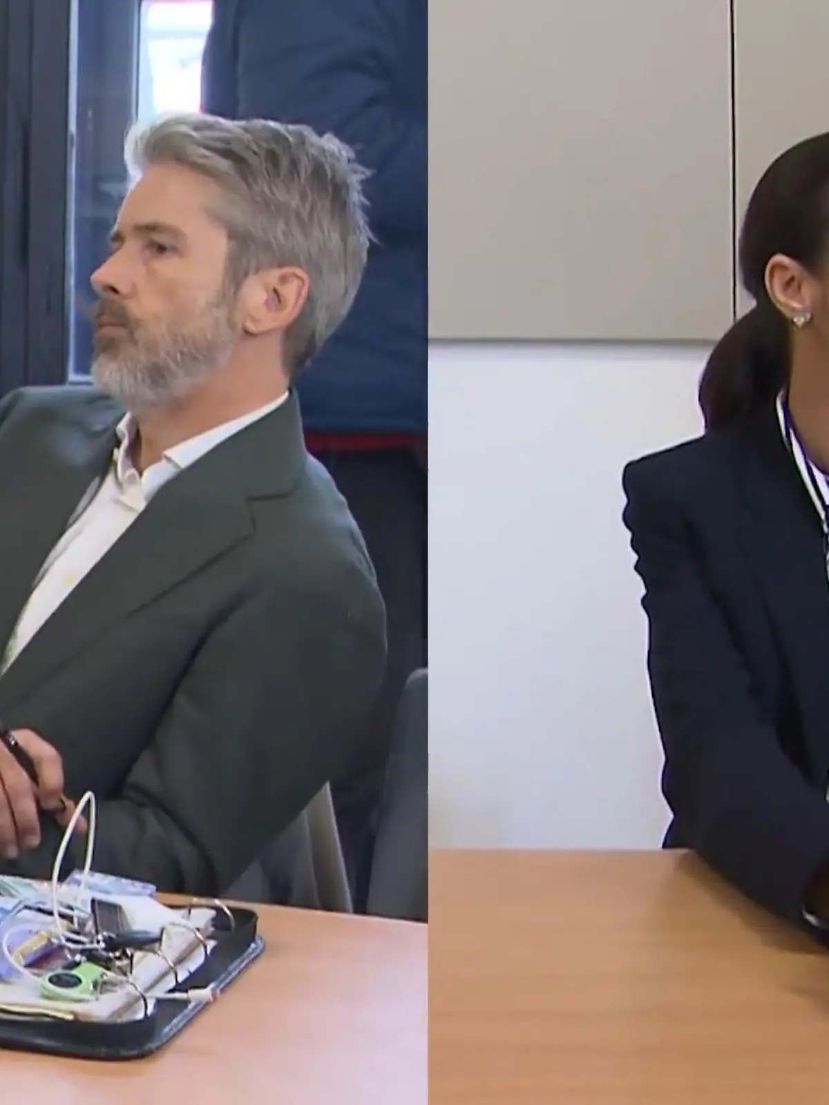 Pierre Uebelhack und Lilly Becker vor Gericht