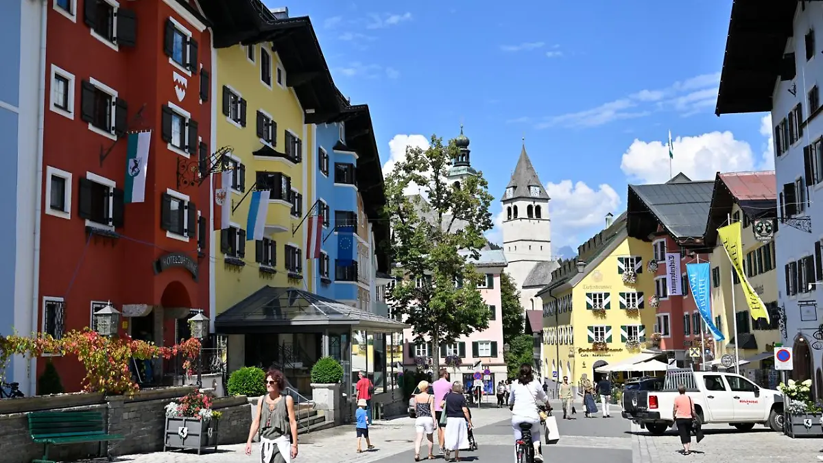 Die Idylle von Kitzbühel - hier sollen der russische Präsident Wladimir Putin und seine Tochter öfter mal Urlaub gemacht haben