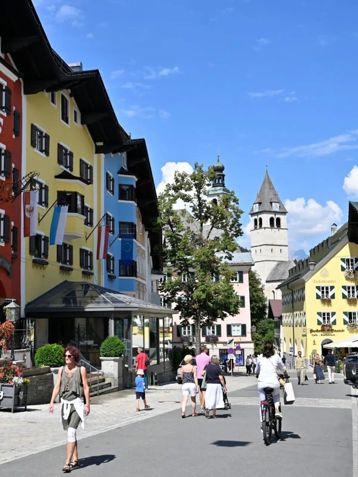 Die Idylle von Kitzbühel - hier sollen der russische Präsident Wladimir Putin und seine Tochter öfter mal Urlaub gemacht haben