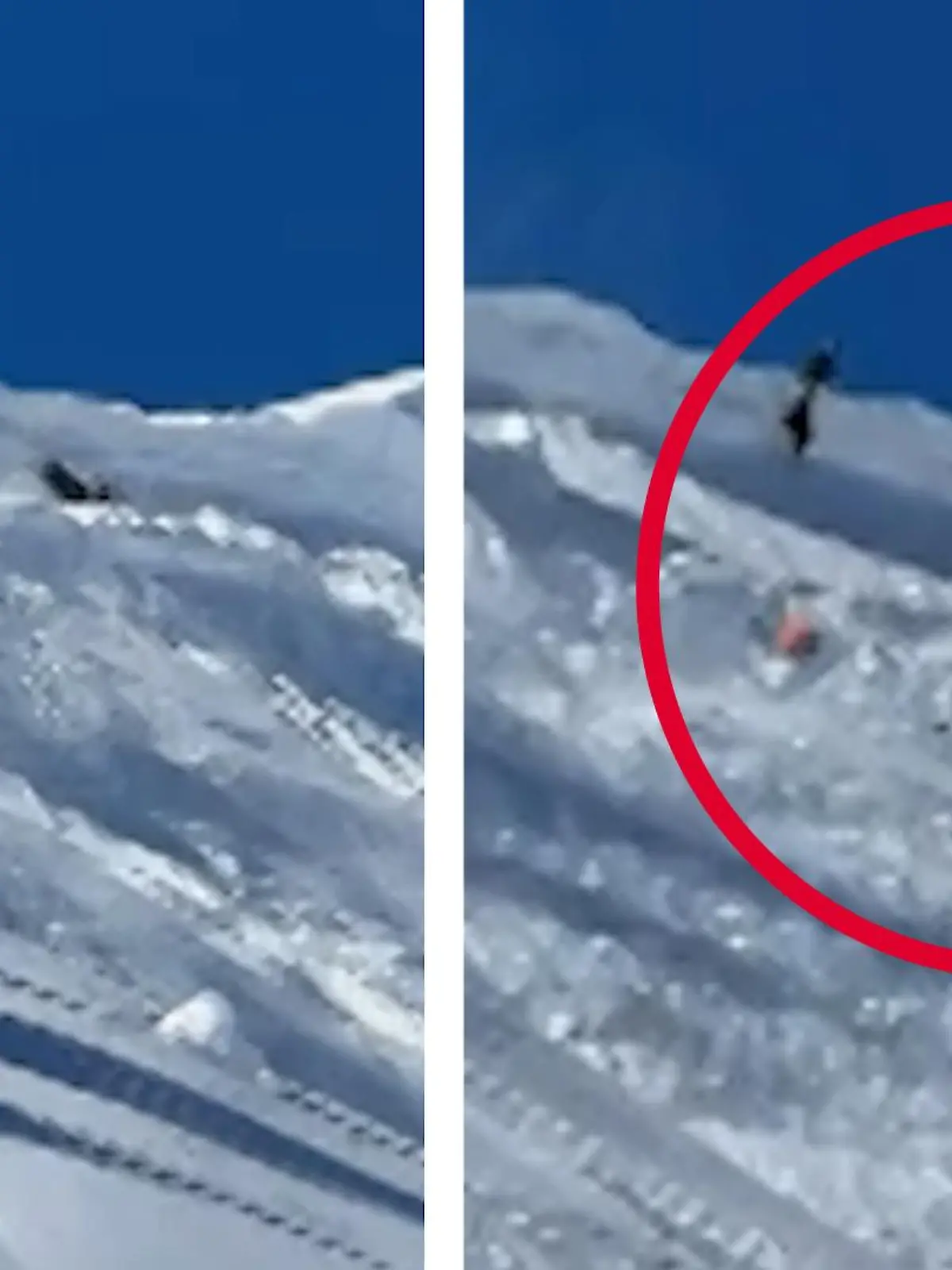 Bild zu: "Von Schneemobil geworfen! Lawine reißt Wintersportler mit"