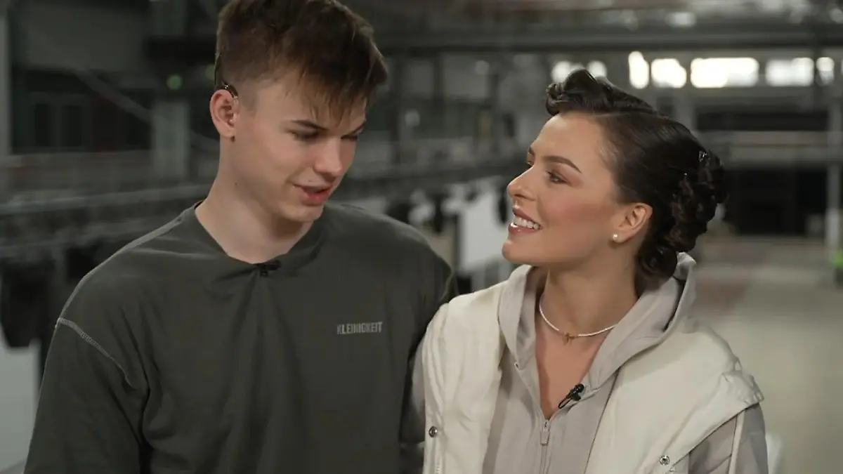 „Let’s Dance”-Kandidat Taliso Engel und seine Profi-Partnerin Patricija Ionel 
