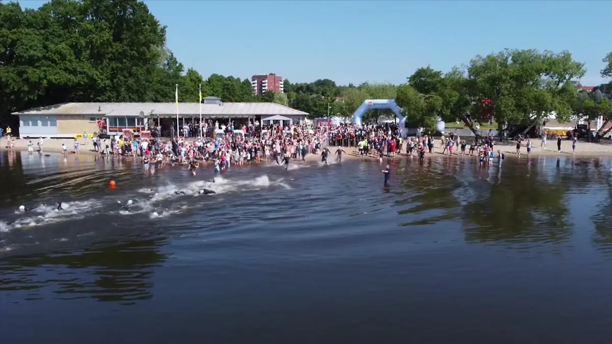 Nur echte Wikinger schaffen es, den Triathlon zu bezwingen.
