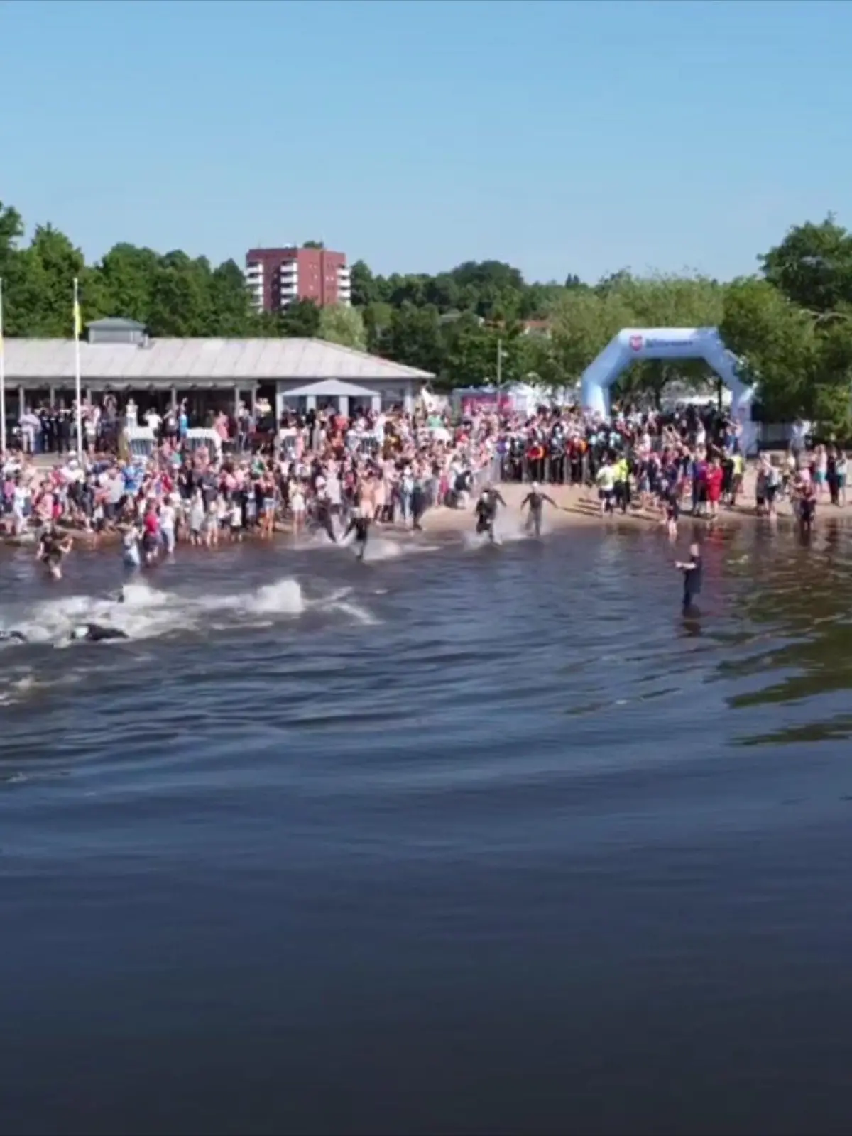 Nur echte Wikinger schaffen es, den Triathlon zu bezwingen.