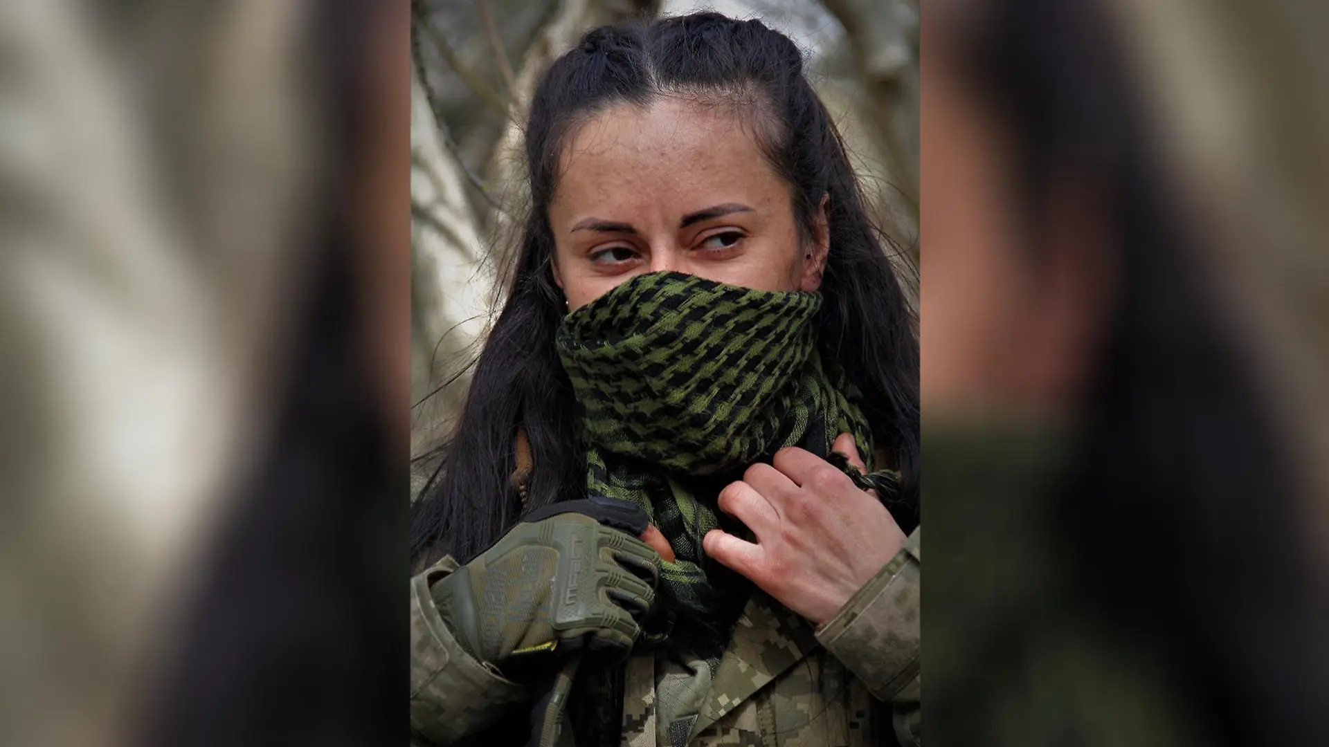 Die Scharfschützin mit dem Namen „Charcoal“, auf Deutsch Holzkohle, soll laut ukrainischer Armee wegen ihres Bruders zu kämpfen begonnen haben