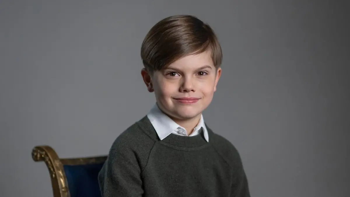 Prinz Oscar von Schweden ist neun Jahre alt geworden.