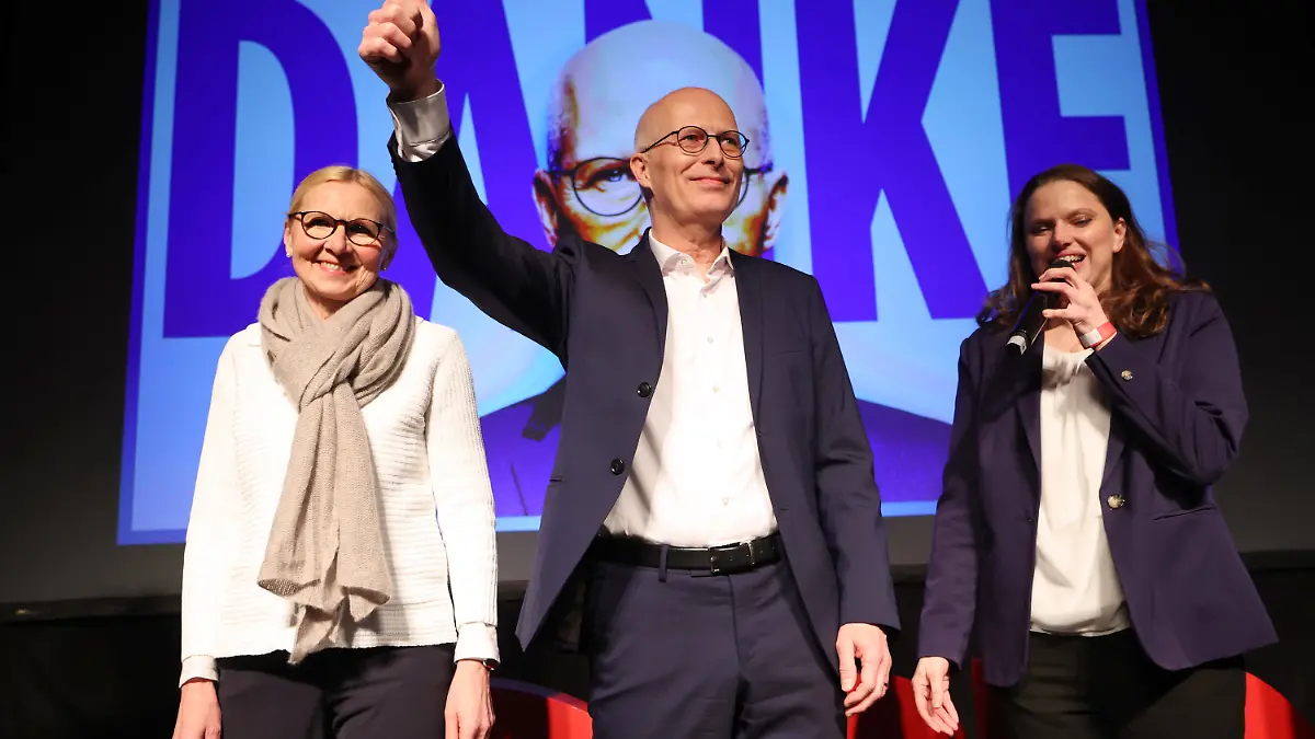 Peter Tschentscher und seine SPD sind erneut stärkste Kraft in Hamburg.
