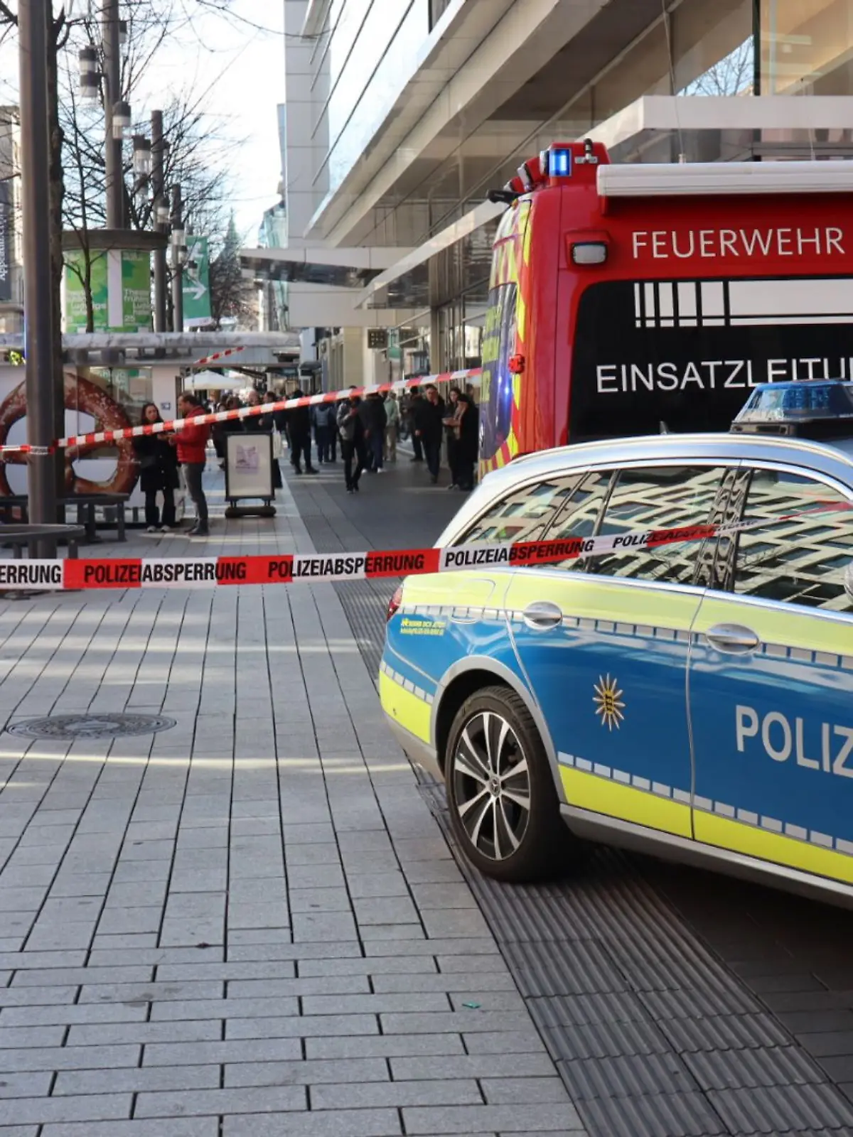 In der Innenstadt von Mannheim kam es an Rosenmontag zu einem großen Polizeieinsatz. 