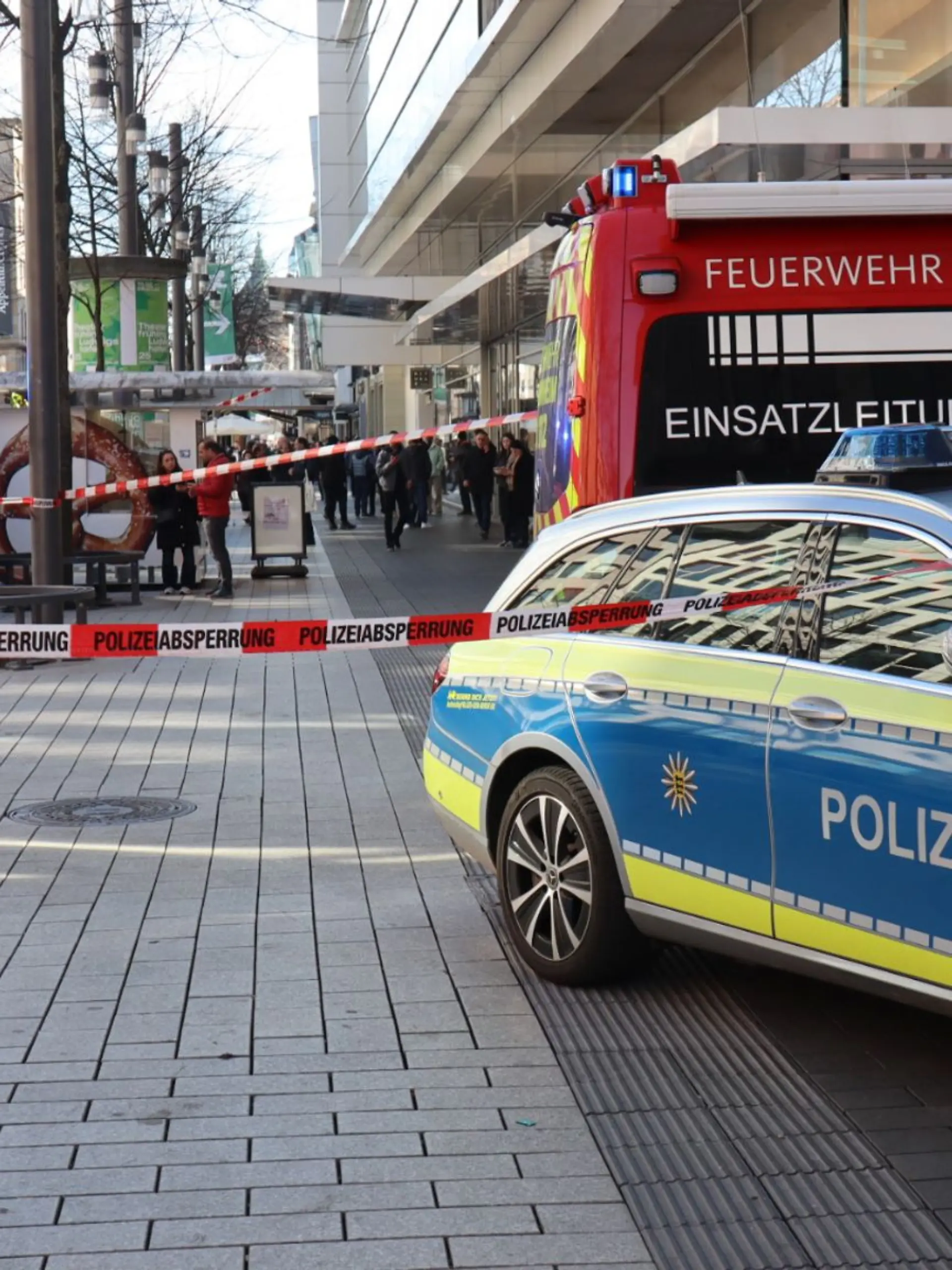 In der Innenstadt von Mannheim kam es an Rosenmontag zu einem großen Polizeieinsatz. 