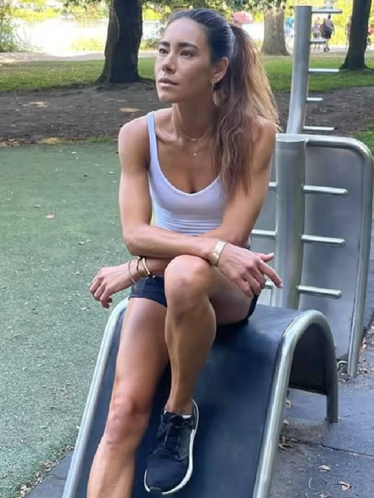 Angela Lanz zu ihrer Cardio-Zeit. 