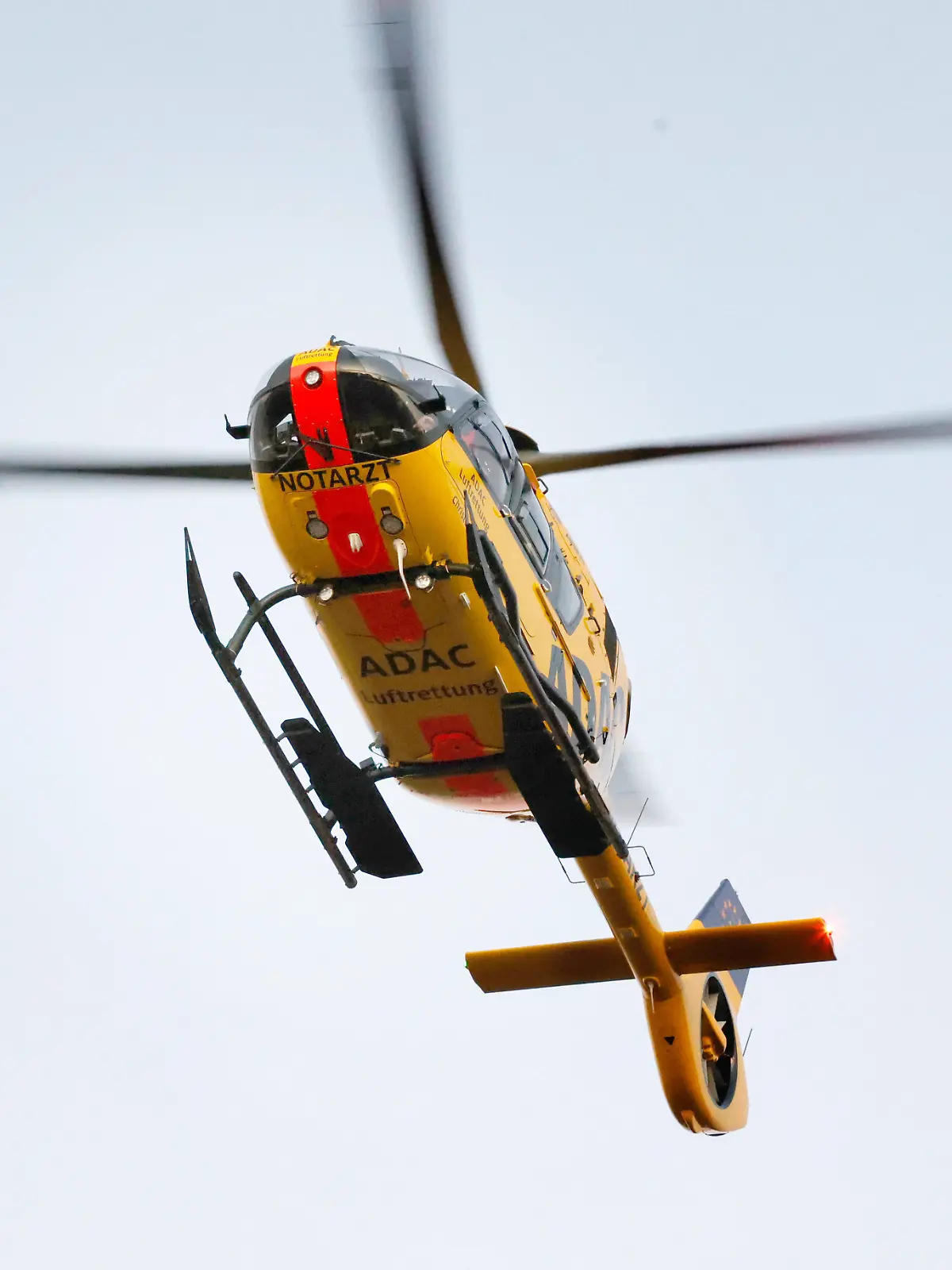 Ein Rettungshubschrauber im Einsatz