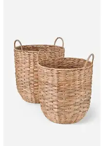 Bastkörbe (zwei Stück)